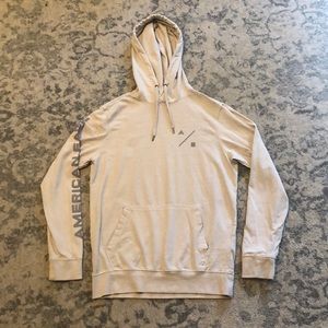 Beige American Eagle Lightweight Hoodie/Jacket